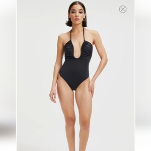 Leilani Halter Neck One-Piece SwimsuitGood American